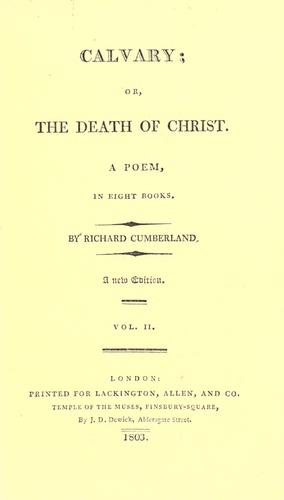 Cover for Calvary