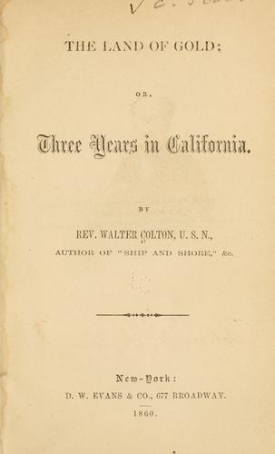 Cover for The Land of Gold