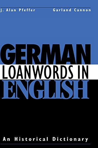 Cover for German loanwords in English
