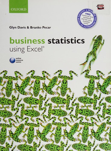 Cover for Business statistics using Excel