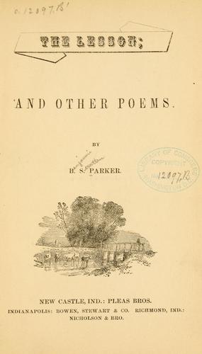 Cover for The lesson