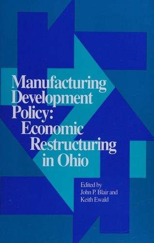 Cover for Manufacturing Development Policy