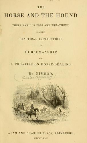 Cover for horse and the hound