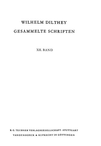 Cover for Gesammelte Schriften