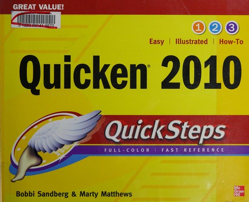 Cover for Quicken 2010 quicksteps