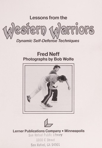 Cover for Lessons from the western warriors
