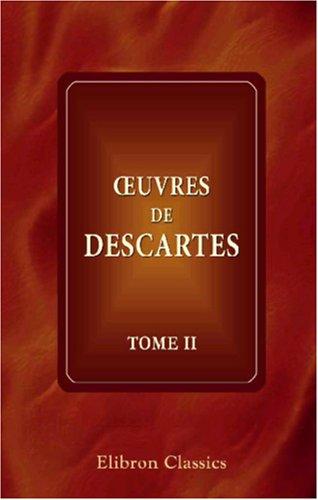 Cover for Euvres de Descartes