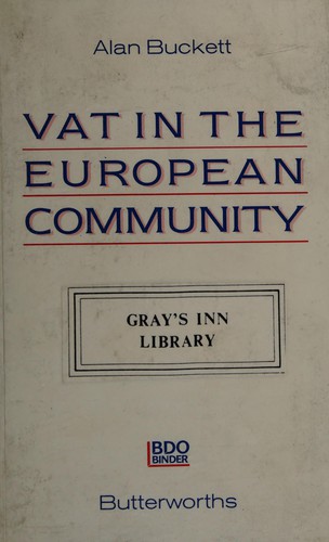 Cover for VAT in the European Community