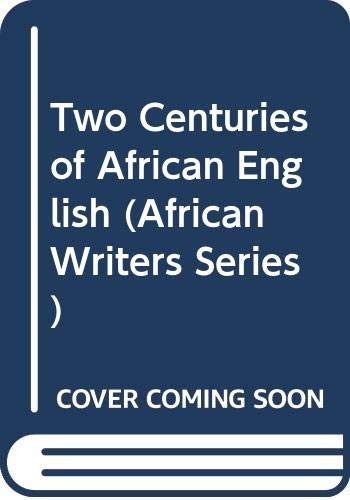 Cover for Two centuries of African English