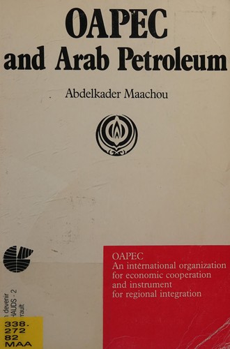 Cover for OAPEC [Organization of Arab petroleum exporting countries]