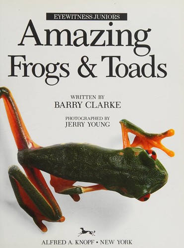 Cover for Amazing Frogs and Toads