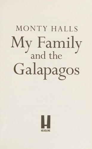 Cover for My Family and the Galapagos