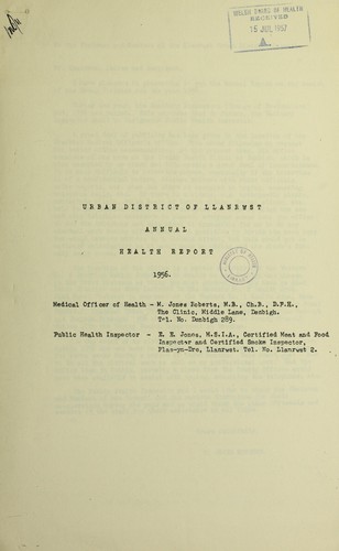 Cover for [Report 1956]