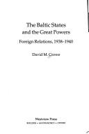 Cover for The Baltic States and the great powers