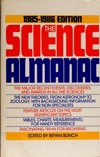 Cover for The Science almanac