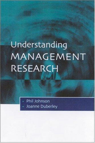 Cover for Understanding Management Research