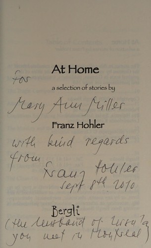 Cover for At Home