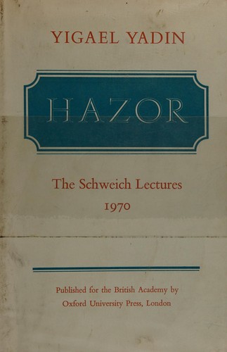 Cover for Hazor