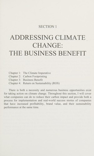 Cover for Return on Sustainability