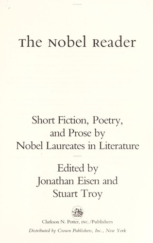 Cover for The Nobel reader