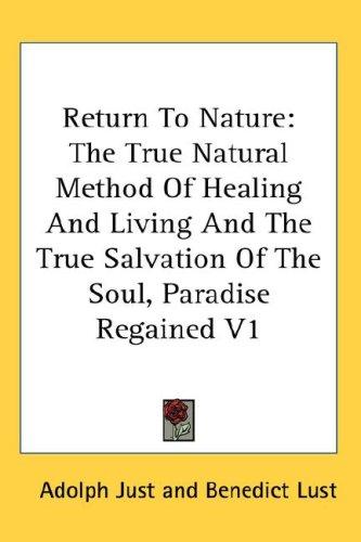 Cover for Return To Nature