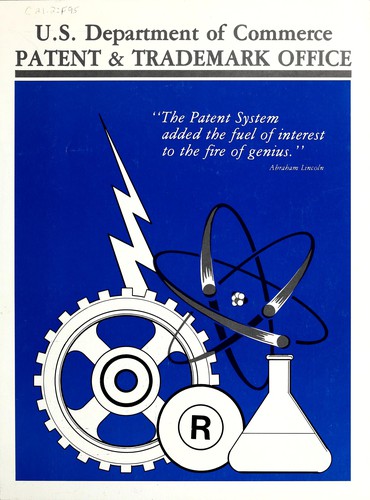 Cover for U.S. Department of Commerce Patent & Trademark Office