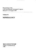 Cover for Mineralogy