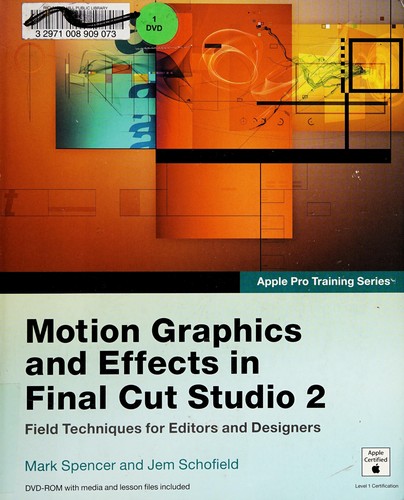 Cover for Motion graphics and effects in Final Cut Studio 2