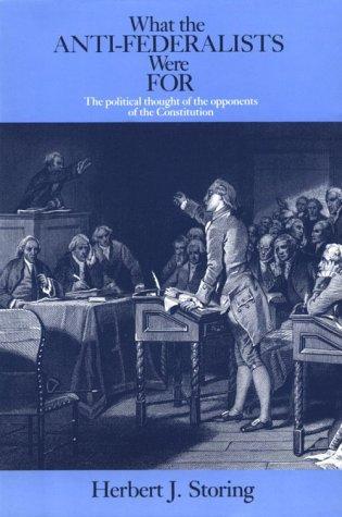Cover for What the Anti-Federalists were for
