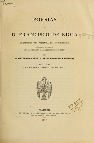 Cover for Poesias