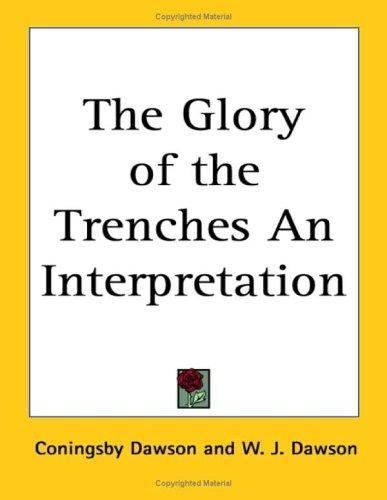 Cover for The Glory of the Trenches