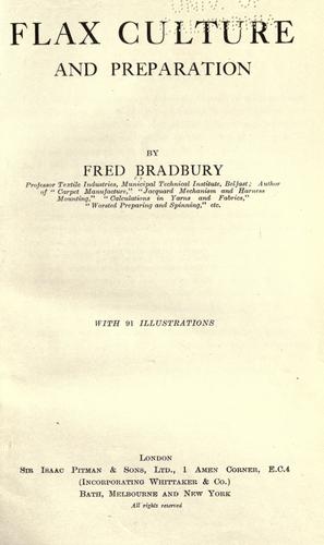 Cover for Flax culture and preparation