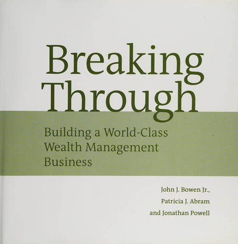 Cover for Breaking through