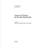 Cover for Scritti sul Principe di Niccolò Machiavelli
