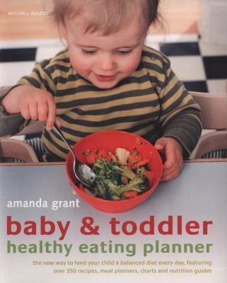 Cover for Baby and Toddler Healthy Eating Planner