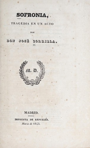 Cover for Sofronia