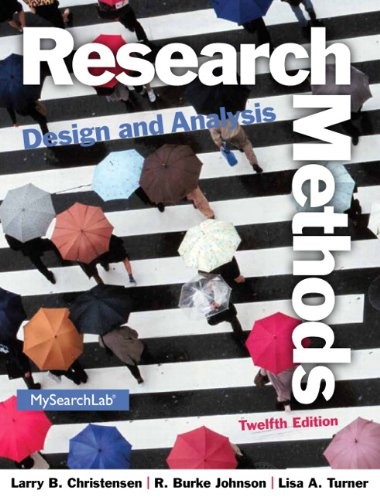 Cover for Research Methods, Design, and Analysis
