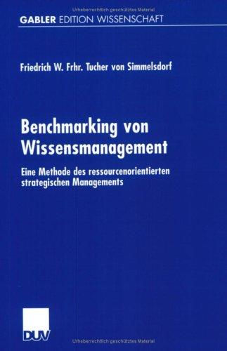 Cover for Benchmarking von Wissensmanagement.