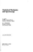 Cover for Statistical mechanics and spectroscopy