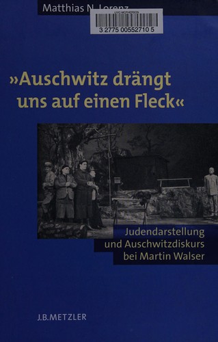 Cover for Auschwitz dr angt uns auf einen Fleck