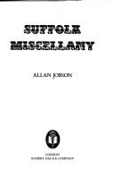 Cover for Suffolk miscellany