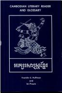 Cover for Cambodian Literary Reader And Glossary
