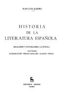 Cover for Historia De La Literatura Española