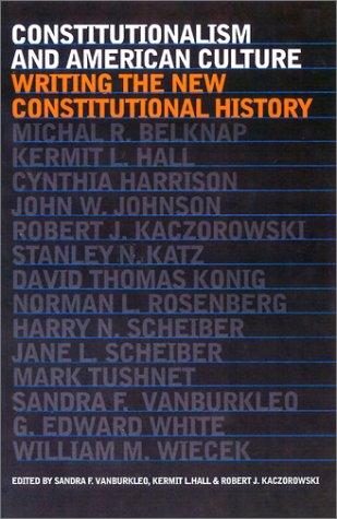 Cover for Constitutionalism and American Culture