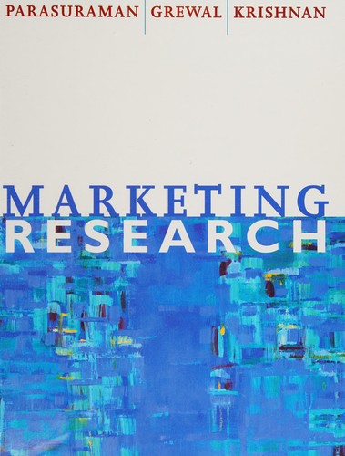 Cover for Marketing Research (Student Text)