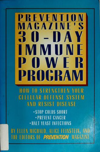 Cover for Prevention magazine's 30-day immune power program