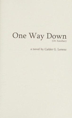 Cover for One way down (or another)