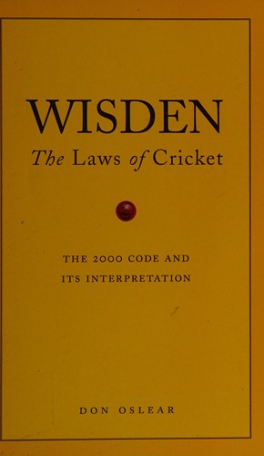 Cover for Wisden