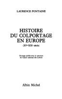 Cover for Histoire du colportage en Europe