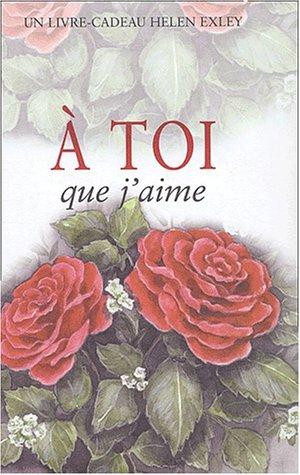 Cover for A toi que j'aime